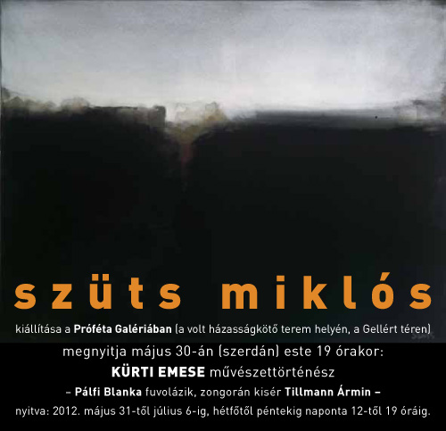 Szüts Miklós kiállítása